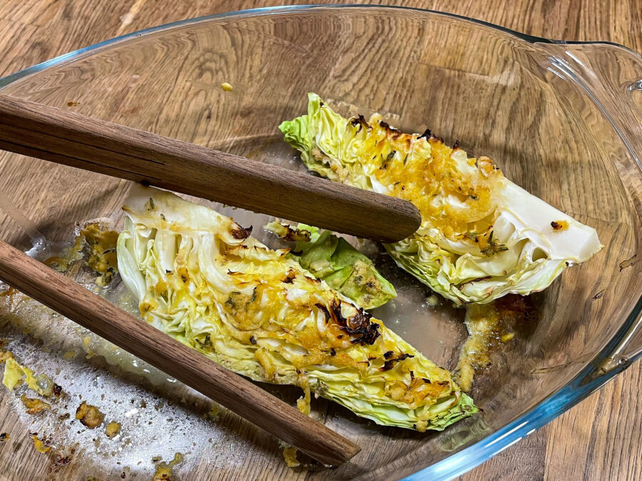 Roasted (Or Grilled) Heart Cabbage