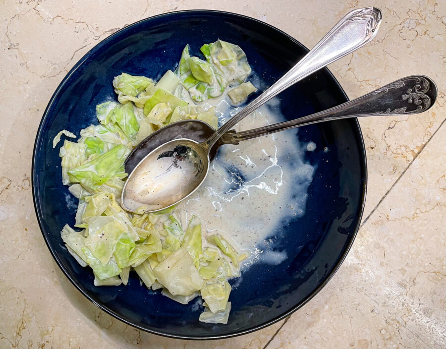 Cabbage In Bechamel Sauce